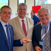 Mit Ignazio Cassis und Filippo Lombardi